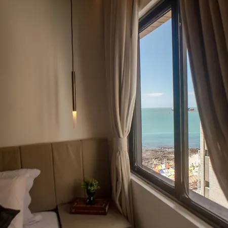 Apartamento Flat Moderno E Elegante Na Beira Mar De