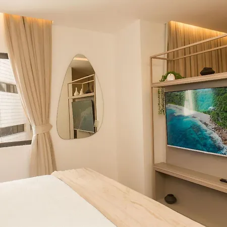Apartamento Flat Moderno E Elegante Na Beira Mar De *