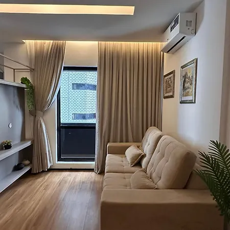 Flat Moderno E Elegante Na Beira Mar De