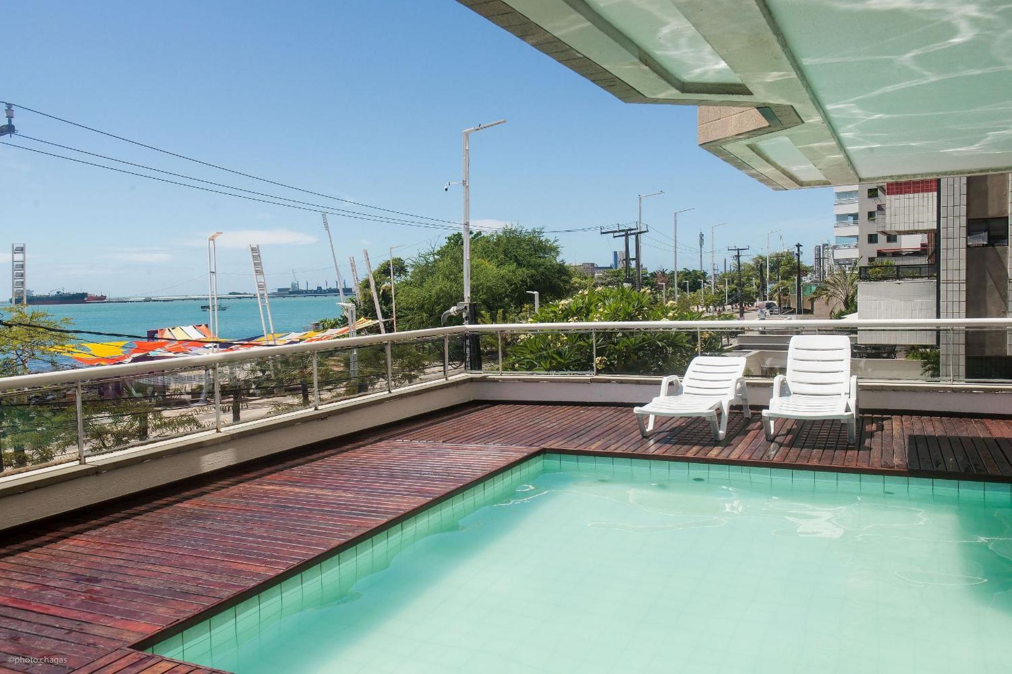 Flat Moderno E Elegante Na Beira Mar De *