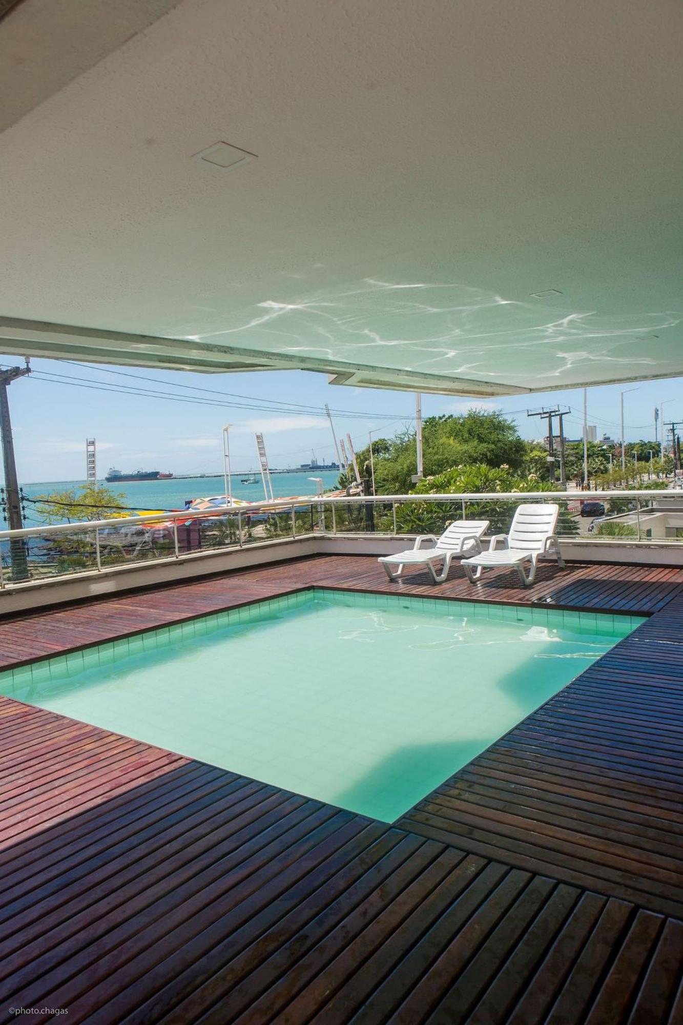 Flat Moderno E Elegante Na Beira Mar De Apartamento